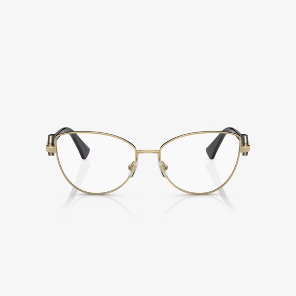 FIRM PRICE Authentic Versace 1284 Gold and Black Women's Glasses brand new - Picture 3 of 6